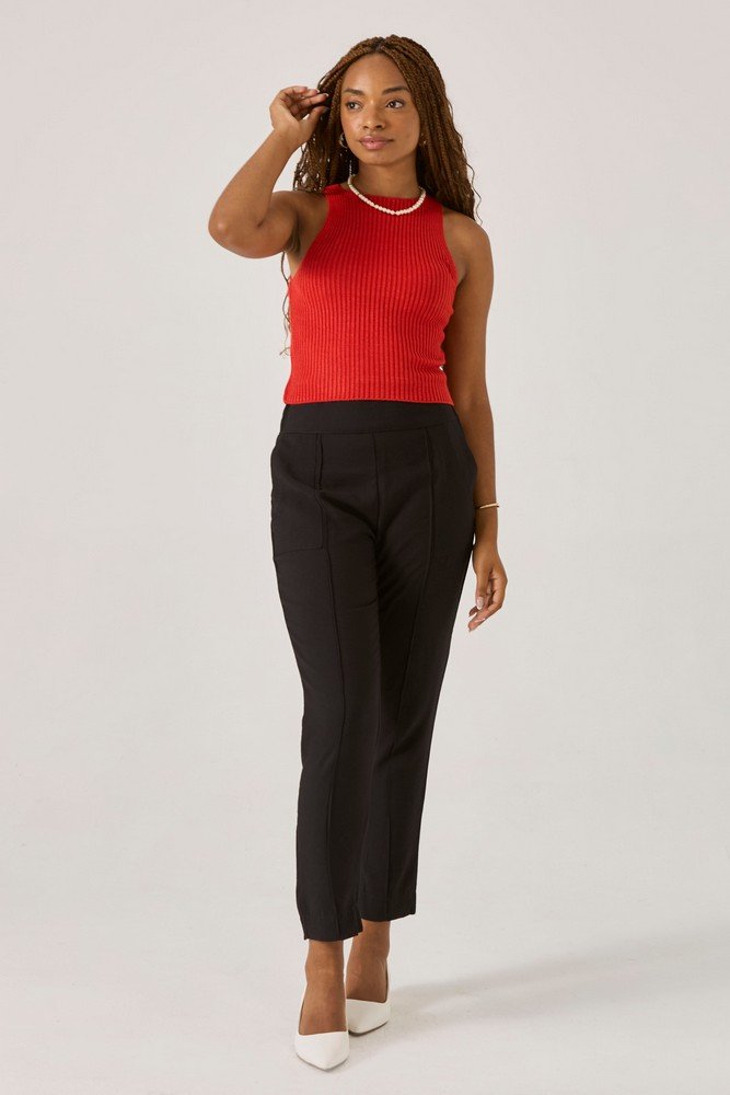 01 cropped feminino tricot canelado